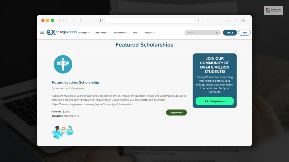 CollegExpress Monthly Scholarship