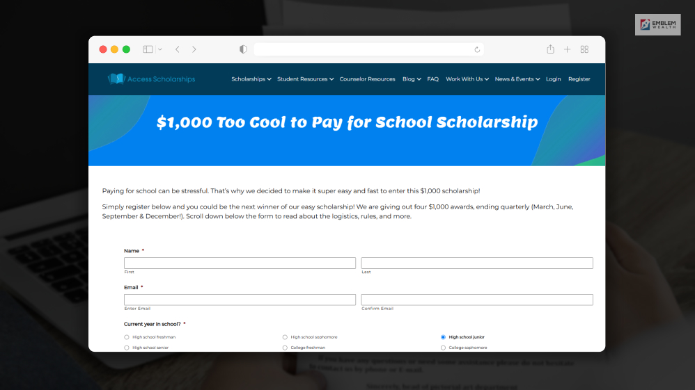 Too Cool to Pay for School Scholarship