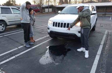 car leaking oil when parked