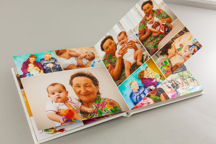 Photo books can be customized