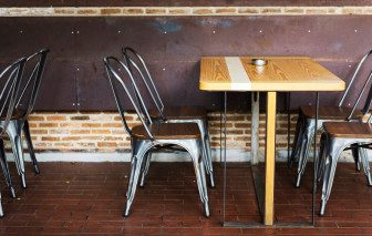 Vintage Steel Restaurant Chairs