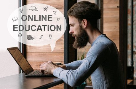 Between Online And In-Person Education