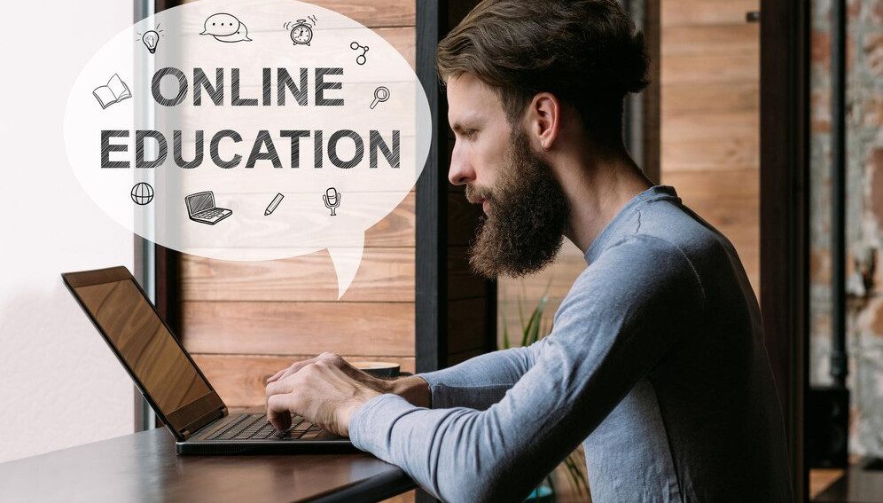 Between Online And In-Person Education