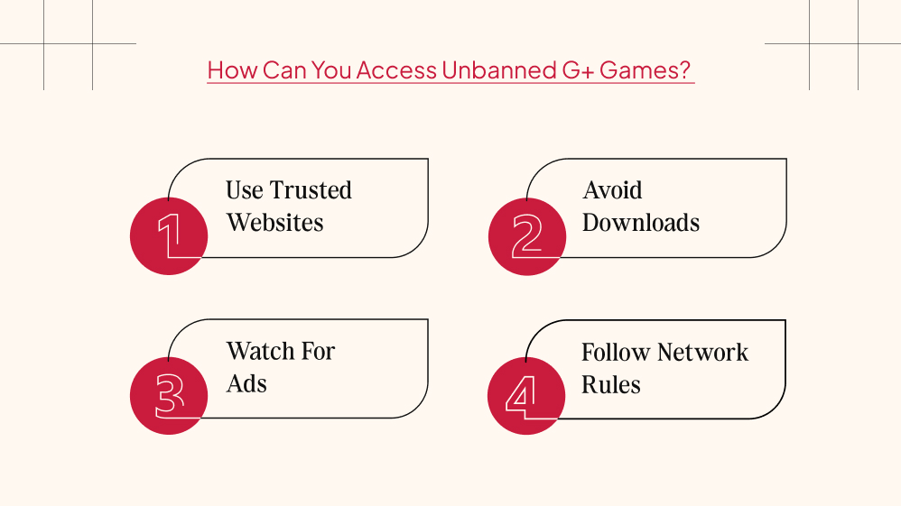 How Can You Access Unbanned G+ Games