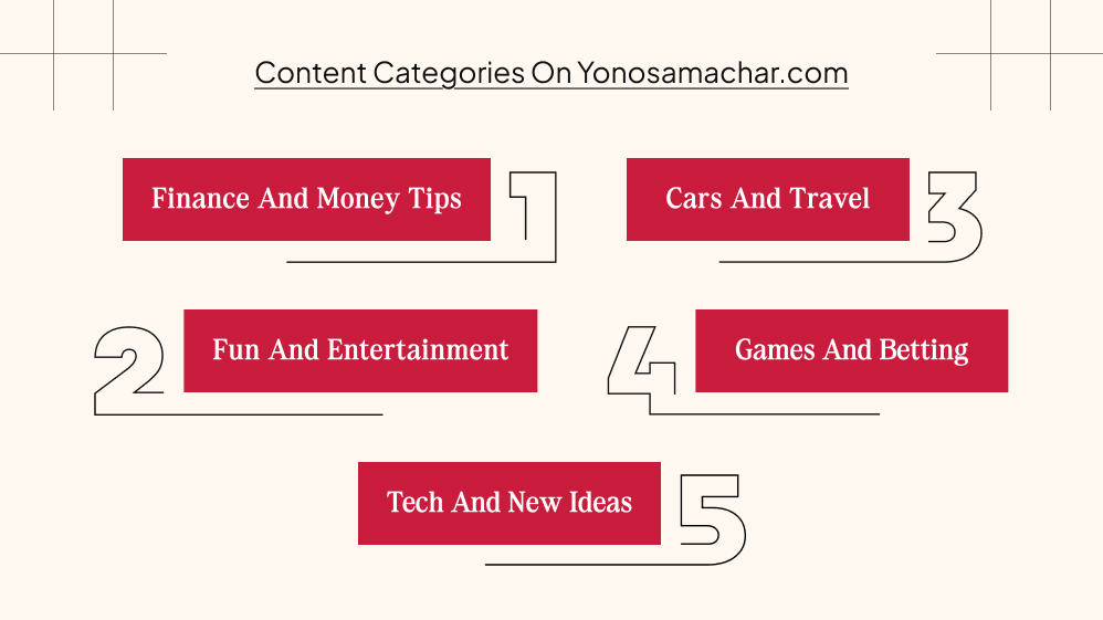 What Are The Key Content Categories On Yonosamachar