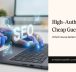 high authority backlinks