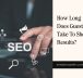 how long does it take to see results from seo
