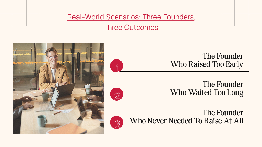 Real-World Scenarios_ Three Founders, Three Outcomes