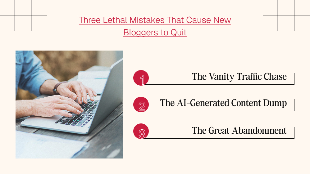 Three Lethal Mistakes That Cause New Bloggers to Quit